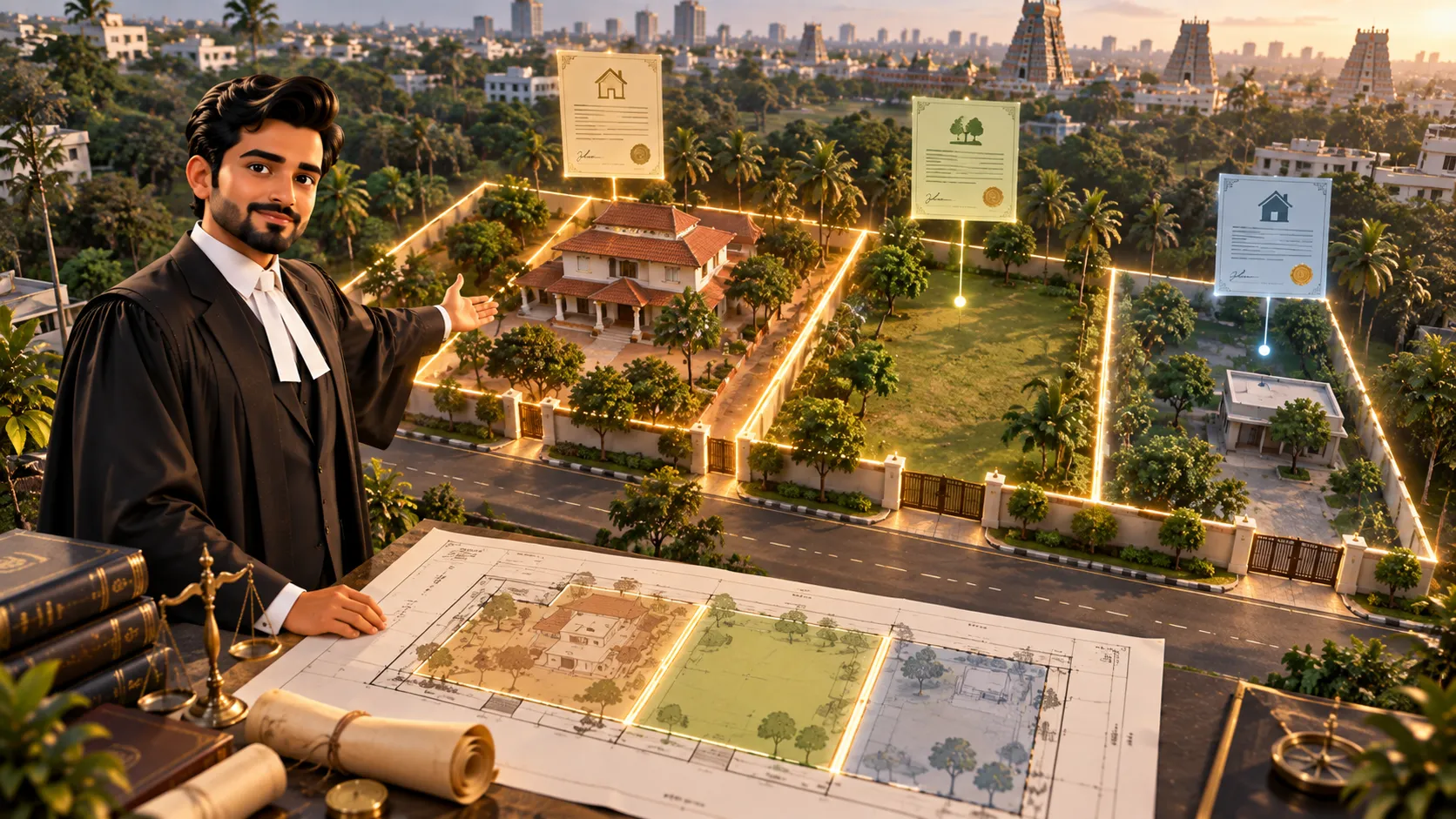 Property Being Legally Divided